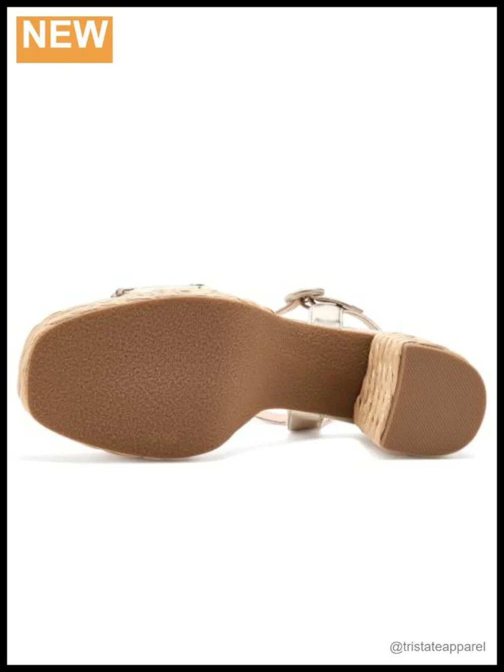 Laurin Platform Leather Sandal Buckle Ankle Strap Casual Open Toe